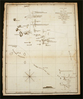 Chart of part of the Fegee ( Fiji ) Islands explored by Cap James Wilson, in the ship Duff…